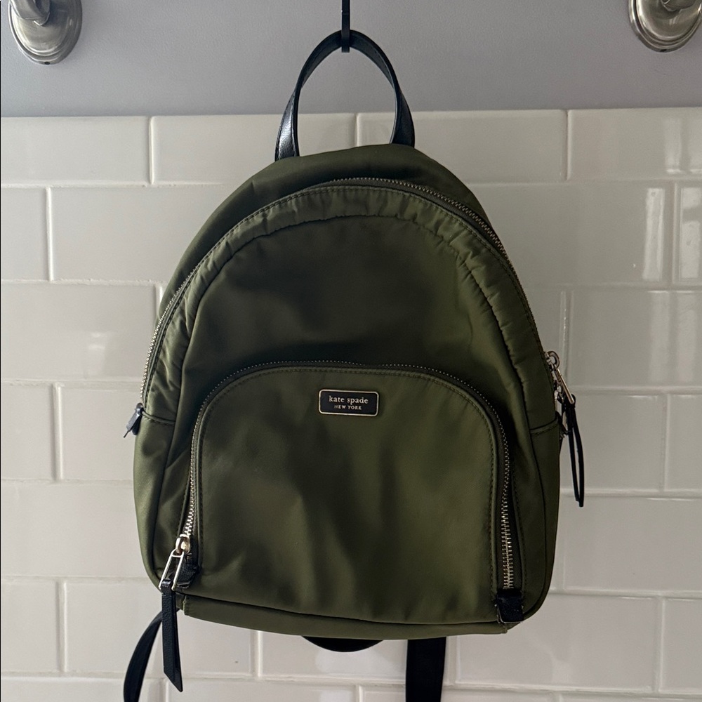 Kate Spade Forest Green Backpack